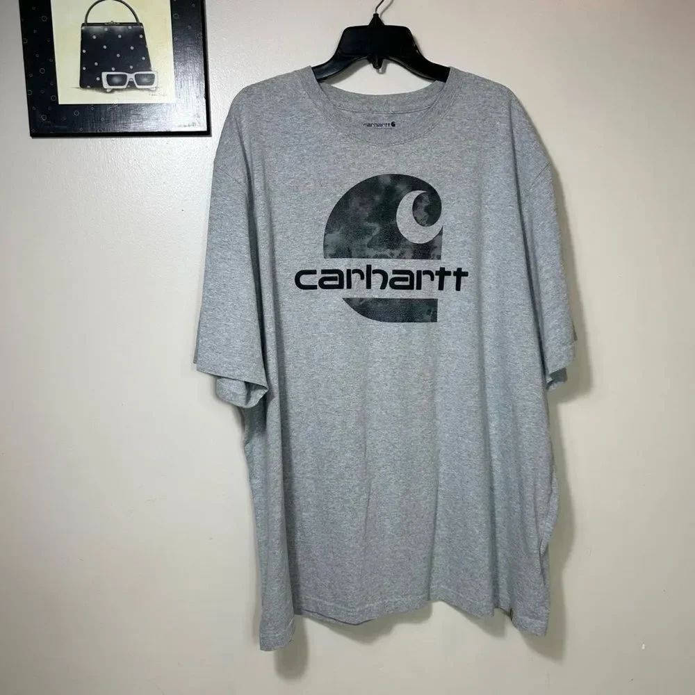 Carhartt Heather Gray Logo T-Shirt